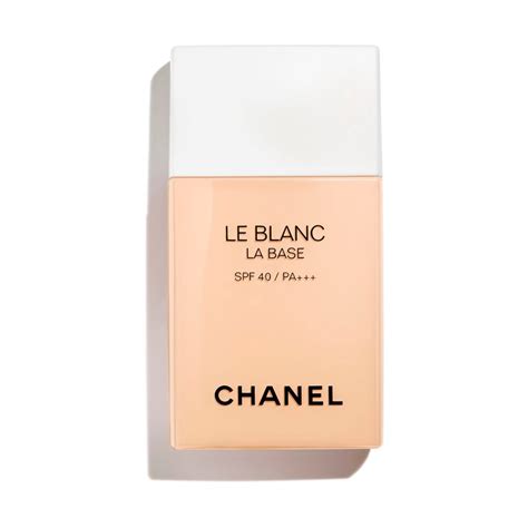 le blanc di chanel|le blanc la base chanel.